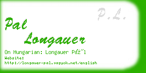 pal longauer business card